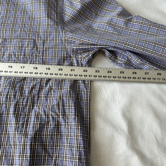 Paul‎ & Shark Yachting Men's Long Sleeve Plaid Button Shirt Soft Touch Purple 42 - Picture 10 of 14